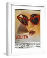 Lolita, Sue Lyon, French Poster Art, 1962-null-Framed Art Print
