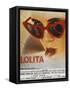 Lolita, Sue Lyon, French Poster Art, 1962-null-Framed Stretched Canvas