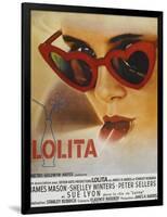 Lolita, Sue Lyon, French Poster Art, 1962-null-Framed Art Print