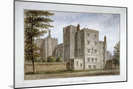 Lollard's Tower, Lambeth Palace, London, 1831-John Buckler-Mounted Giclee Print