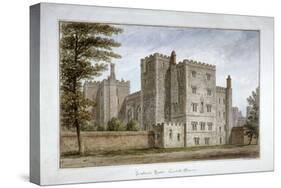 Lollard's Tower, Lambeth Palace, London, 1831-John Buckler-Stretched Canvas