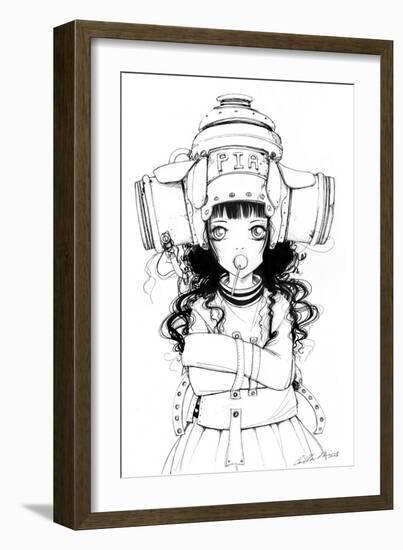 Lollipop Pia-Camilla D'Errico-Framed Art Print