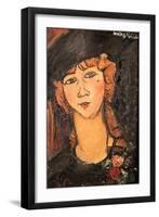 Lolotte, 1917-Amedeo Modigliani-Framed Giclee Print