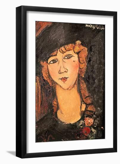 Lolotte, 1917-Amedeo Modigliani-Framed Giclee Print