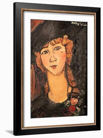 Lolotte, 1917-Amedeo Modigliani-Framed Giclee Print