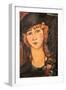 Lolotte, 1917-Amedeo Modigliani-Framed Giclee Print
