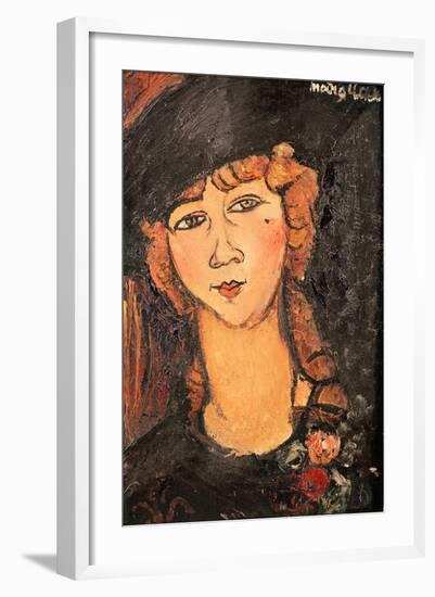 Lolotte, 1917-Amedeo Modigliani-Framed Giclee Print