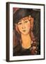 Lolotte, 1917-Amedeo Modigliani-Framed Giclee Print