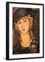 Lolotte, 1917-Amedeo Modigliani-Framed Giclee Print