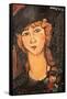 Lolotte, 1917-Amedeo Modigliani-Framed Stretched Canvas