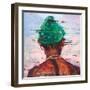 Lolpatie ( oil on panel)-Aaron Bevan-Bailey-Framed Giclee Print