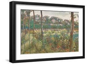 Lombard Countryside, 1908-Umberto Boccioni-Framed Art Print