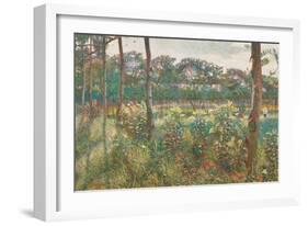Lombard Countryside, 1908-Umberto Boccioni-Framed Art Print
