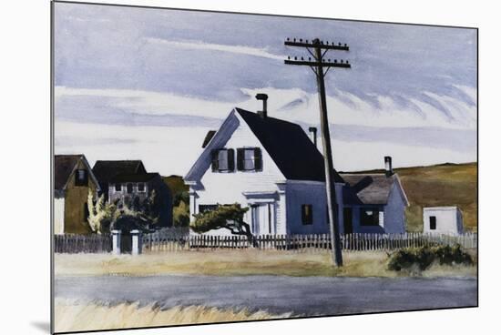 Lombard's House-Edward Hopper-Mounted Giclee Print