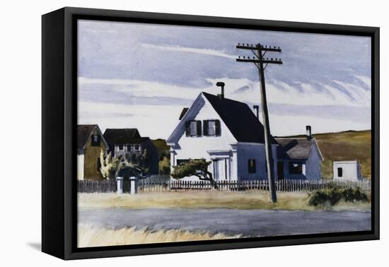 Lombard's House-Edward Hopper-Framed Stretched Canvas