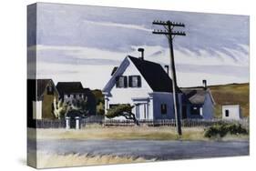 Lombard's House-Edward Hopper-Stretched Canvas