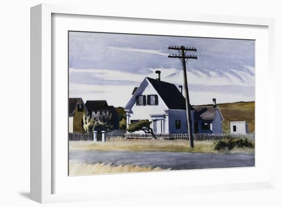 Lombard's House-Edward Hopper-Framed Giclee Print