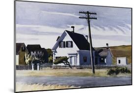 Lombard's House-Edward Hopper-Mounted Giclee Print