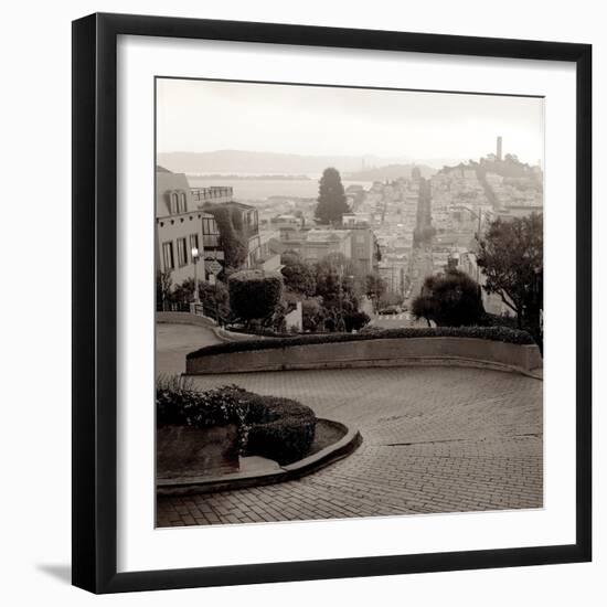 Lombard Street #1-Alan Blaustein-Framed Photographic Print