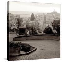 Lombard Street #1-Alan Blaustein-Stretched Canvas