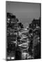 Lombard Street BW-Bruce Getty-Mounted Photographic Print