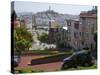 Lombard Street, the Crookedest Street in the World, San Francisco, California-Alan Copson-Stretched Canvas