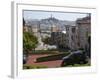 Lombard Street, the Crookedest Street in the World, San Francisco, California-Alan Copson-Framed Photographic Print