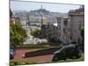 Lombard Street, the Crookedest Street in the World, San Francisco, California-Alan Copson-Mounted Photographic Print