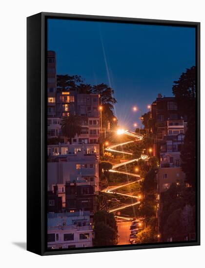 Lombard Street-Bruce Getty-Framed Stretched Canvas