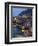 Lombardy, Lake District, Lake Garda, Limone Sul Garda, Aerial Town View, Italy-Walter Bibikow-Framed Photographic Print