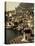 Lombardy, Lake District, Lake Garda, Limone Sul Garda, Town View with San Benedetto Church, Italy-Walter Bibikow-Stretched Canvas