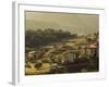 Lombardy, Lake District, Lake Garda, Tremosine Plateau, Mountain Landscape by Cadignano, Italy-Walter Bibikow-Framed Photographic Print