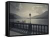 Lombardy, Lakes Region, Lake Como, Bellagio, Grand Hotel Villa Serbelloni, Lakefront, Italy-Walter Bibikow-Framed Stretched Canvas