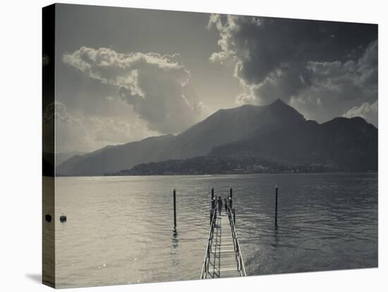Lombardy, Lakes Region, Lake Como, Bellagio, Grand Hotel Villa Serbelloni, Lakefront, Italy-Walter Bibikow-Stretched Canvas