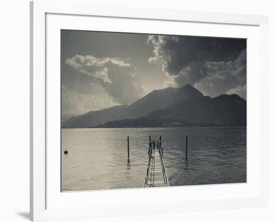 Lombardy, Lakes Region, Lake Como, Bellagio, Grand Hotel Villa Serbelloni, Lakefront, Italy-Walter Bibikow-Framed Photographic Print