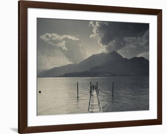 Lombardy, Lakes Region, Lake Como, Bellagio, Grand Hotel Villa Serbelloni, Lakefront, Italy-Walter Bibikow-Framed Photographic Print