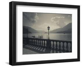 Lombardy, Lakes Region, Lake Como, Bellagio, Grand Hotel Villa Serbelloni, Lakefront, Italy-Walter Bibikow-Framed Photographic Print