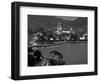 Lombardy, Lakes Region, Lake Como, Como, City View from Bellagio Road, Italy-Walter Bibikow-Framed Photographic Print