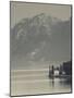 Lombardy, Lakes Region, Lake Como-Lake Lecco, Oliveto, Villa and Mountains, Italy-Walter Bibikow-Mounted Photographic Print