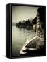 Lombardy, Lakes Region, Lake Como, Varenna, Villa Monastero, Gardens and Lakefront, Italy-Walter Bibikow-Framed Stretched Canvas