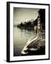 Lombardy, Lakes Region, Lake Como, Varenna, Villa Monastero, Gardens and Lakefront, Italy-Walter Bibikow-Framed Photographic Print