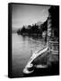 Lombardy, Lakes Region, Lake Como, Varenna, Villa Monastero, Gardens and Lakefront, Italy-Walter Bibikow-Framed Stretched Canvas