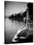 Lombardy, Lakes Region, Lake Como, Varenna, Villa Monastero, Gardens and Lakefront, Italy-Walter Bibikow-Stretched Canvas