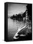 Lombardy, Lakes Region, Lake Como, Varenna, Villa Monastero, Gardens and Lakefront, Italy-Walter Bibikow-Framed Stretched Canvas