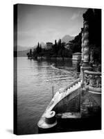 Lombardy, Lakes Region, Lake Como, Varenna, Villa Monastero, Gardens and Lakefront, Italy-Walter Bibikow-Stretched Canvas