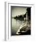 Lombardy, Lakes Region, Lake Como, Varenna, Villa Monastero, Gardens and Lakefront, Italy-Walter Bibikow-Framed Photographic Print