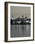 Lombardy, Mantua, Town View and Palazzo Ducale from Lago Inferiore, Italy-Walter Bibikow-Framed Photographic Print