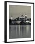 Lombardy, Mantua, Town View and Palazzo Ducale from Lago Inferiore, Italy-Walter Bibikow-Framed Photographic Print