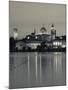 Lombardy, Mantua, Town View and Palazzo Ducale from Lago Inferiore, Italy-Walter Bibikow-Mounted Photographic Print