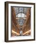 Lombardy, Milan, Galleria Vittorio Emanuele Ii, Shopping Arcade, Interior, Evening, Italy-Walter Bibikow-Framed Premium Photographic Print